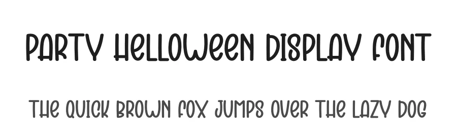 Party Helloween Display Font by andikastudio — Display Font