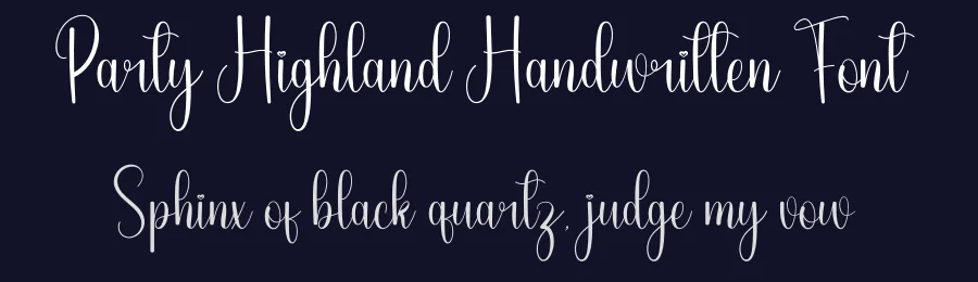 Party Highland Handwritten Font by andikastudio — Script Handwritten Font — thumbnail 2