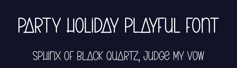 Party Holiday Playful Font by creativeletter — Script Handwritten Font — thumbnail 2