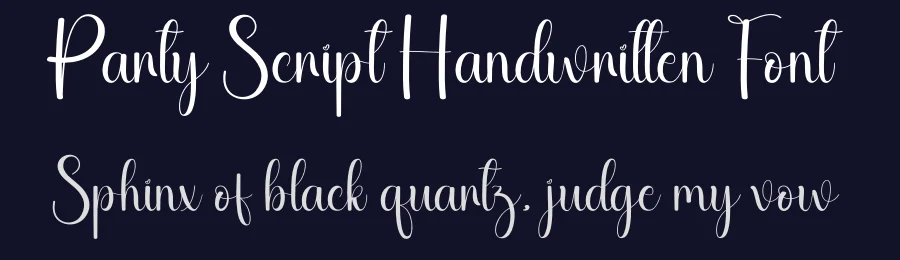 Party Script Handwritten Font by andikastudio — Script Handwritten Font — thumbnail 2