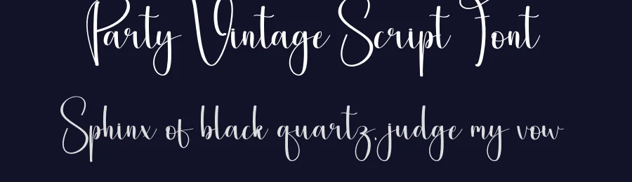 Party Vintage Script Font by andikastudio — Script Handwritten Font — thumbnail 2
