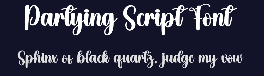 Partying Script Font by creativeletter — Script Handwritten Font — thumbnail 2