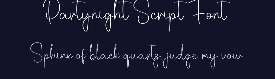Partynight Script Font by creativeletter — Script Handwritten Font — thumbnail 2