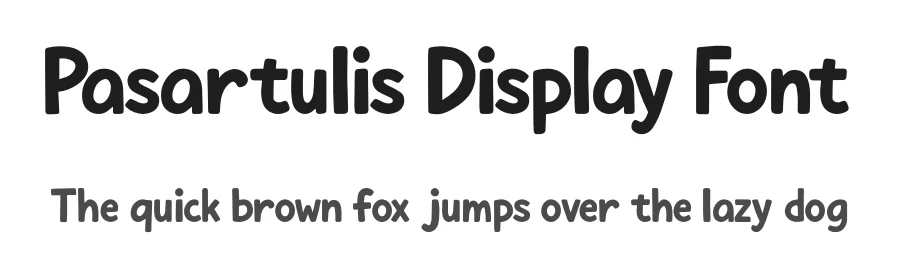 Pasartulis Display Font by Kong Font — Display Font