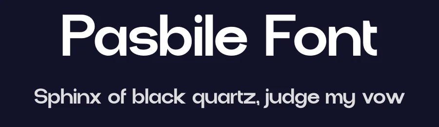 Pasbile Font by MaikoHatta — Sans Serif Font — thumbnail 2