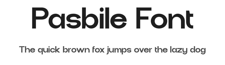 Pasbile Font by MaikoHatta — Sans Serif Font