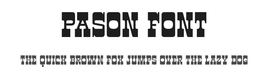 Pason Font by The Native Saint Club — Slab Serif Font