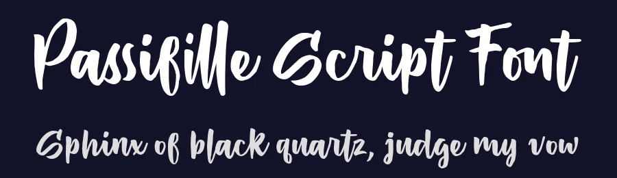 Passifille Script Font by fontkong — Script Handwritten Font — thumbnail 2