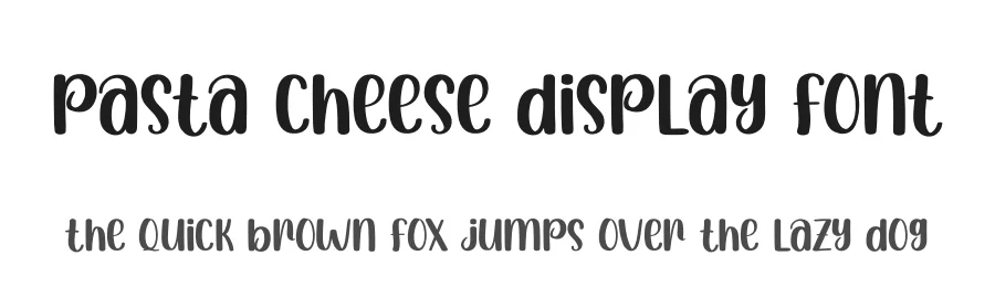 Pasta Cheese Display Font by creativeletter — Script Handwritten Font