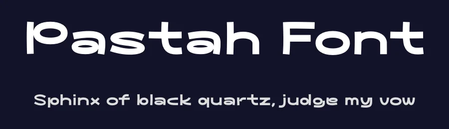 Pastah Font by Ilya Designgsta — Display Font — thumbnail 2