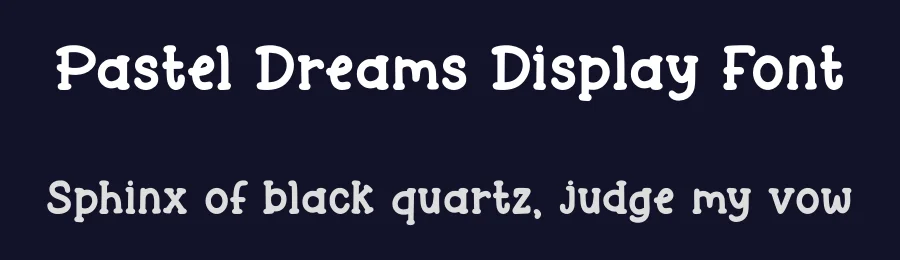 Pastel Dreams Display Font by Craftedtype — Decorative Font — thumbnail 2