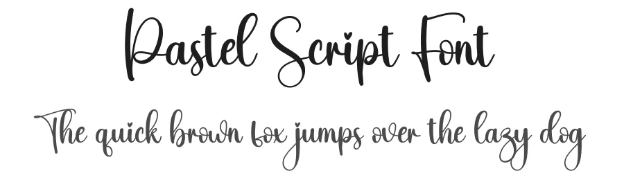 Pastel Script Font by creativeletter — Script Handwritten Font