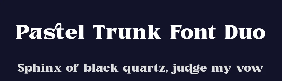 Pastel Trunk Font Duo by ErgibiStudio — Serif Font — thumbnail 2