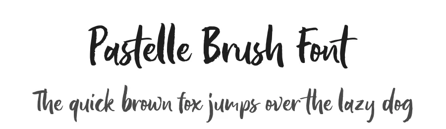 Pastelle Brush Font by Letterhend — Script Handwritten Font