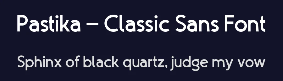 Pastika – Classic Sans Font by madeDeduk — Sans Serif Font — thumbnail 2