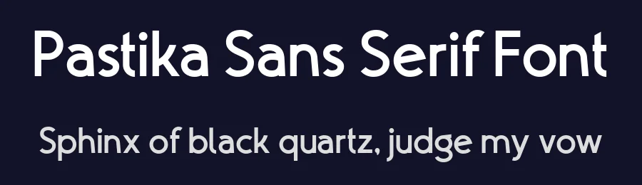 Pastika Sans Serif Font by madeDeduk — Sans Serif Font — thumbnail 2