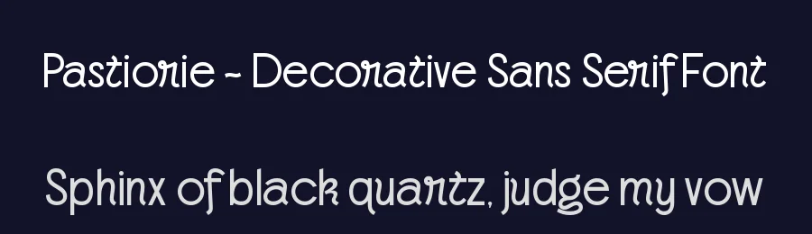 Pastiorie – Decorative Sans Serif Font by timelesstype.co — Decorative Font — thumbnail 2