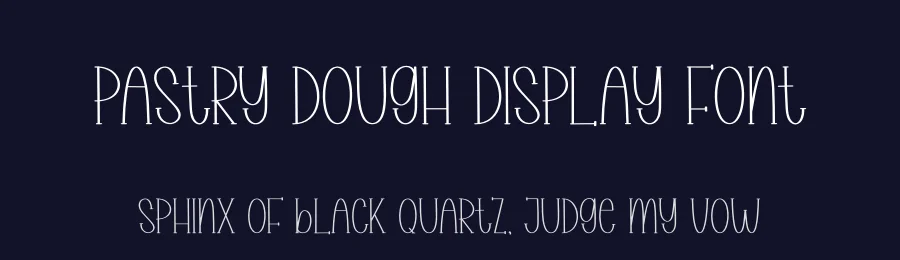 Pastry Dough Display Font by andikastudio — Display Font — thumbnail 2