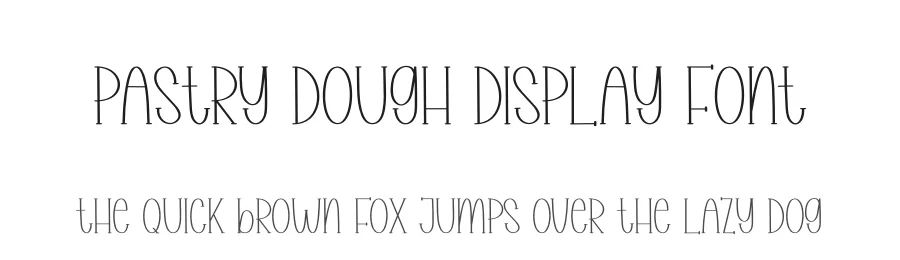 Pastry Dough Display Font by andikastudio — Display Font
