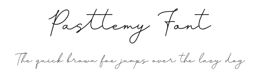 Pasttemy Font by Denustudios — Script Handwritten Font