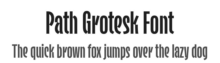 Path Grotesk Font by Typeji — Sans Serif Font