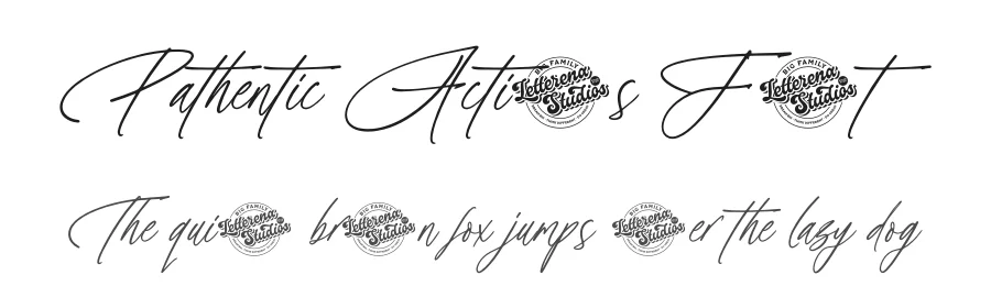 Pathentic Actions Font by letterenastudios — Script Handwritten Font