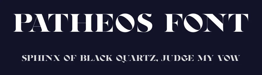 Patheos Font by Surplus Type Co — Serif Font — thumbnail 2