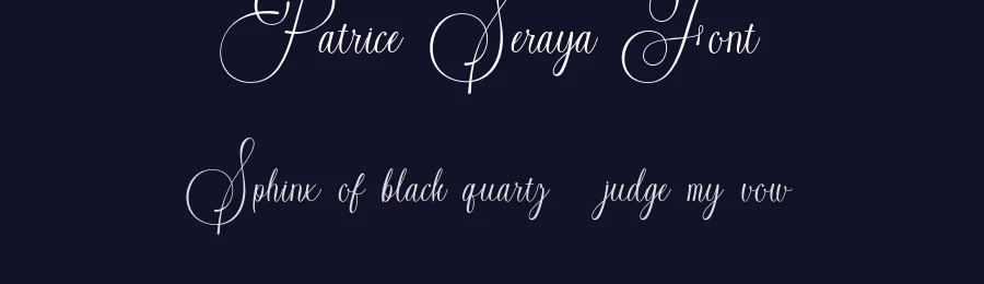 Patrice Seraya Font by Flawless And Co — Script Handwritten Font — thumbnail 2
