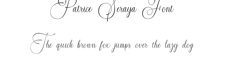 Patrice Seraya Font by Flawless And Co — Script Handwritten Font
