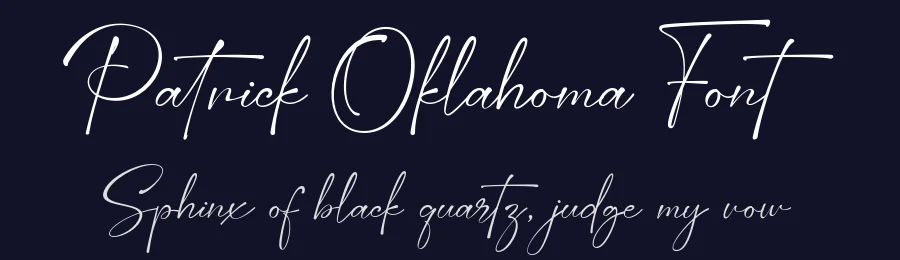 Patrick Oklahoma Font by grezlinestudio — Script Handwritten Font — thumbnail 2