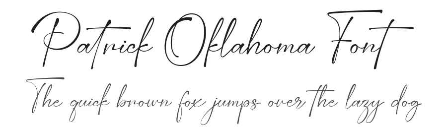 Patrick Oklahoma Font by grezlinestudio — Script Handwritten Font