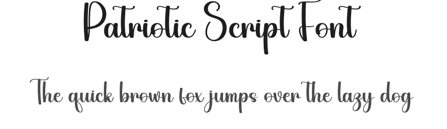 Patriotic Script Font by andikastudio — Script Handwritten Font