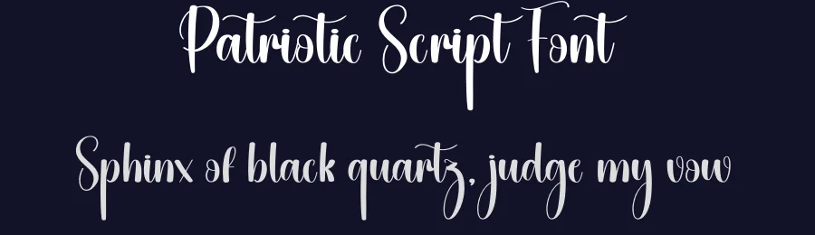 Patriotic Script Font by creativeletter — Script Handwritten Font — thumbnail 2