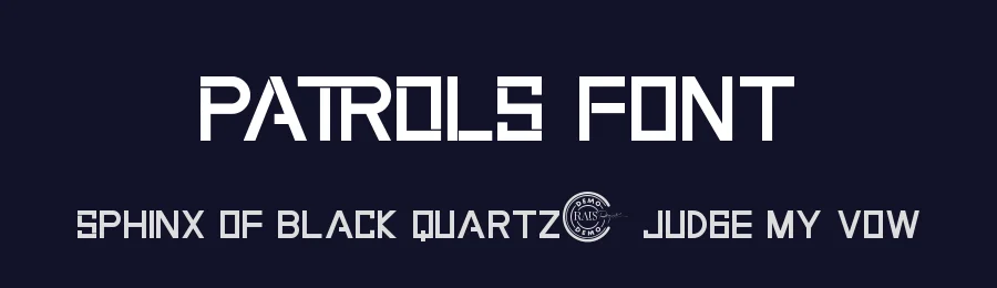 Patrols Font by RaisProject — Display Font — thumbnail 2