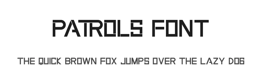 Patrols Font by RaisProject — Display Font