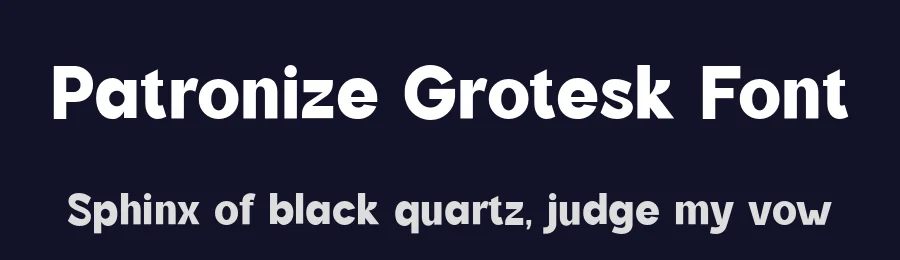 Patronize Grotesk Font by UICreative — Sans Serif Font — thumbnail 2