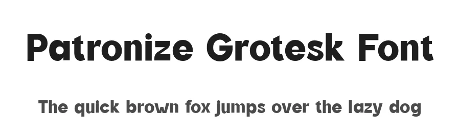 Patronize Grotesk Font by UICreative — Sans Serif Font