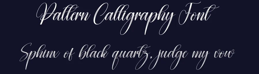 Pattern Calligraphy Font by creativeletter — Script Handwritten Font — thumbnail 2