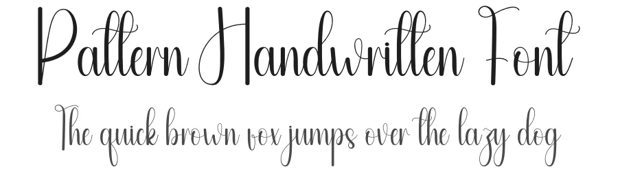 Pattern Handwritten Font by andikastudio — Script Handwritten Font
