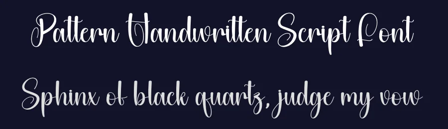 Pattern Handwritten Script Font by creativeletter — Script Handwritten Font — thumbnail 2