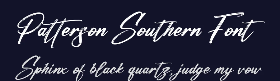 Patterson Southern Font by perspectype — Script Handwritten Font — thumbnail 2