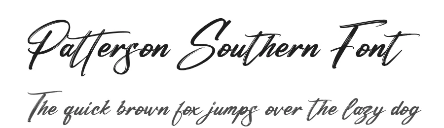 Patterson Southern Font by perspectype — Script Handwritten Font