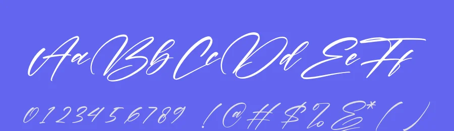 Pattricia – Modern Signature Font by letternity — Script Handwritten Font — thumbnail 3