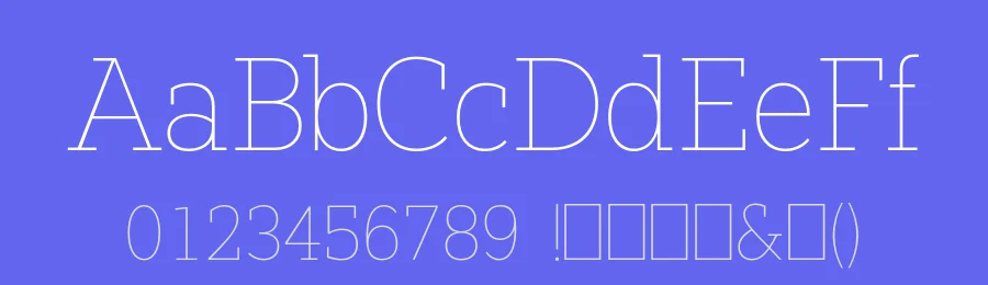 Paul Slab Font Family by Lukas Bischoff — Slab Serif Font — thumbnail 3