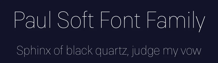 Paul Soft Font Family by Lukas Bischoff — Sans Serif Font — thumbnail 2