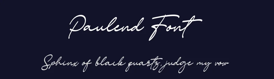 Paulend Font by Artiqlogy — Script Handwritten Font — thumbnail 2