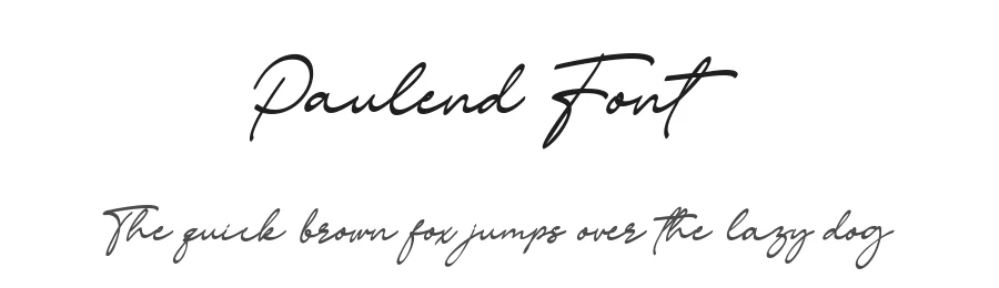 Paulend Font by Artiqlogy — Script Handwritten Font