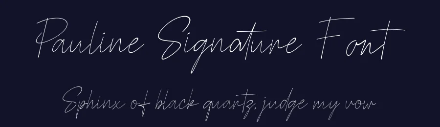 Pauline Signature Font by Funtype — Serif Font — thumbnail 2