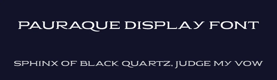 Pauraque Display Font by NimaVisual — Display Font — thumbnail 2