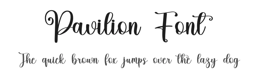 Pavilion Font by freshtypeink — Script Handwritten Font